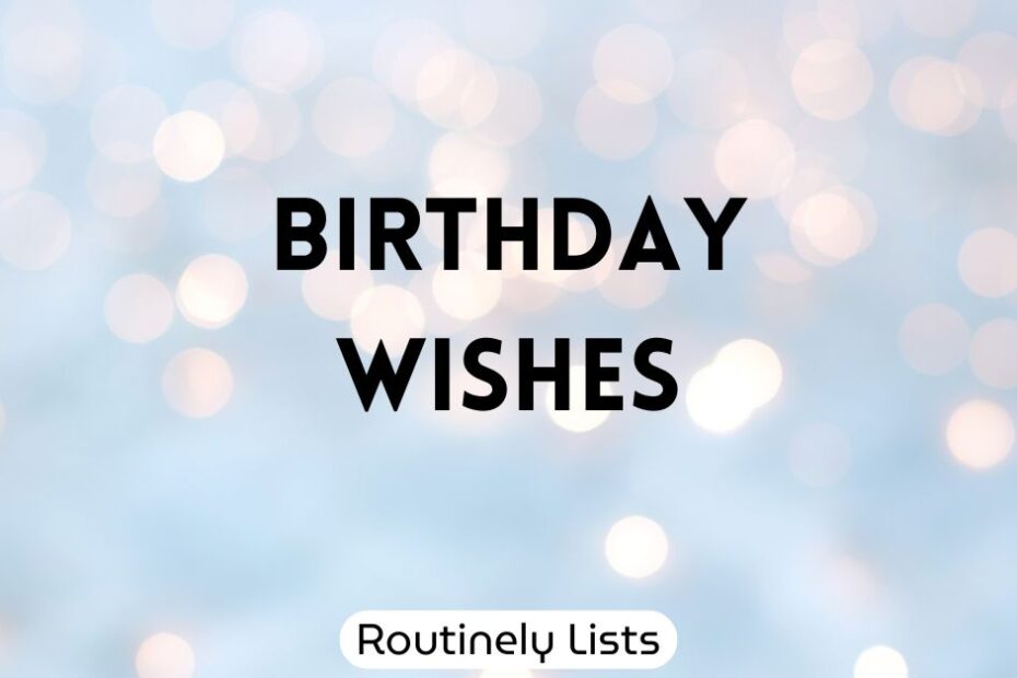 Birthday Wishes