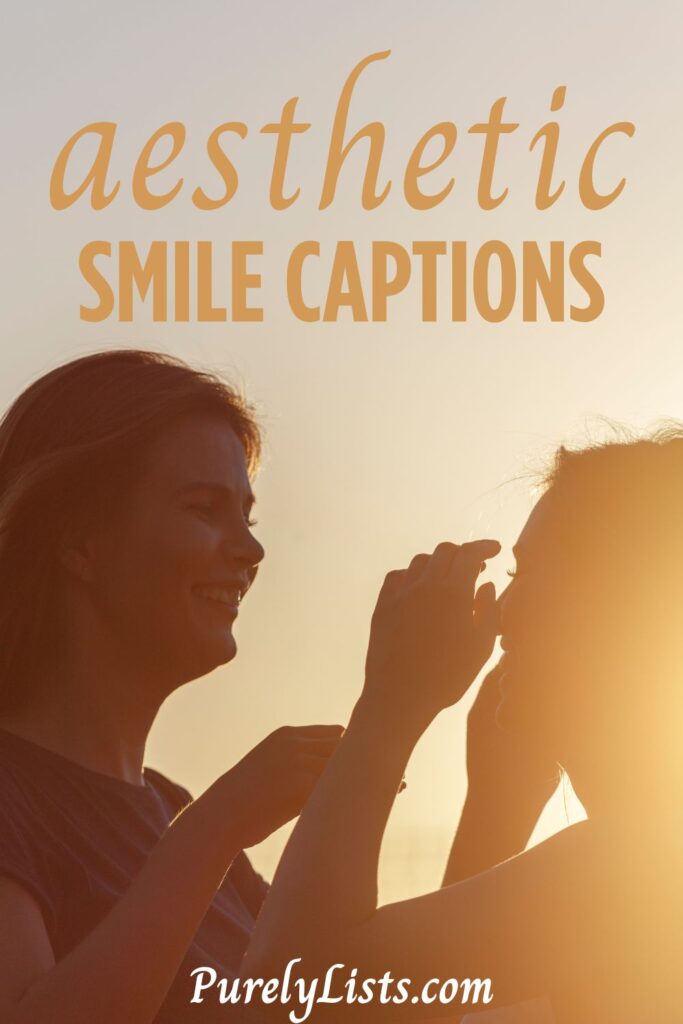 Smile captions for Instagram