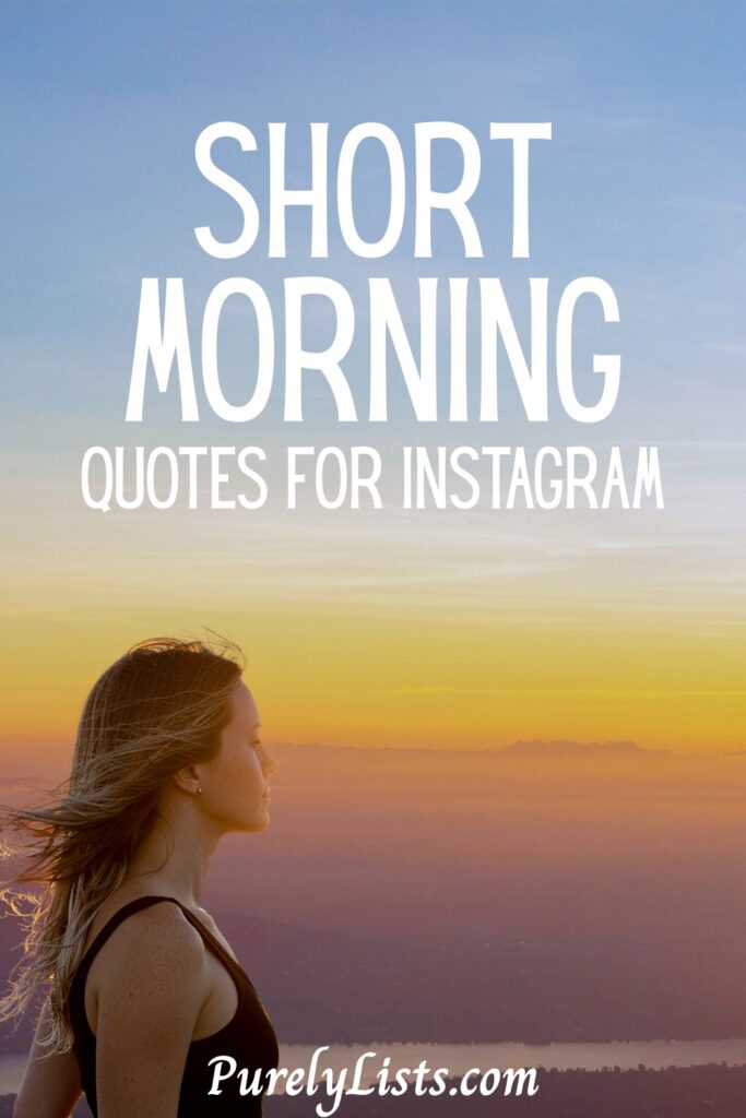 Short morning quotes