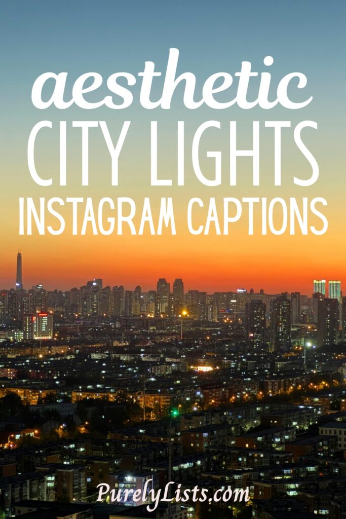 city lights captions