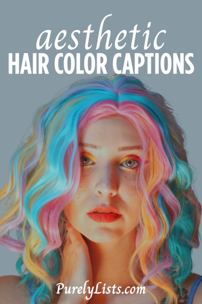 Hair color captions for Instagram