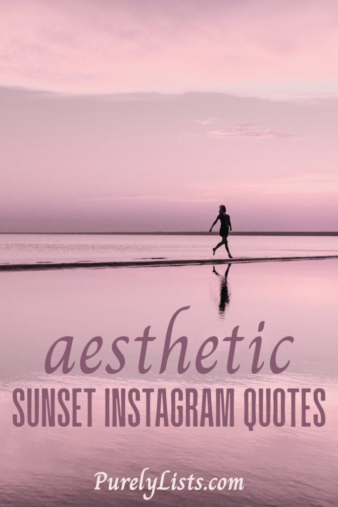 Short sunset quotes for Instagram