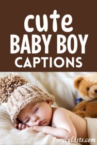 baby boy captions for Instagram