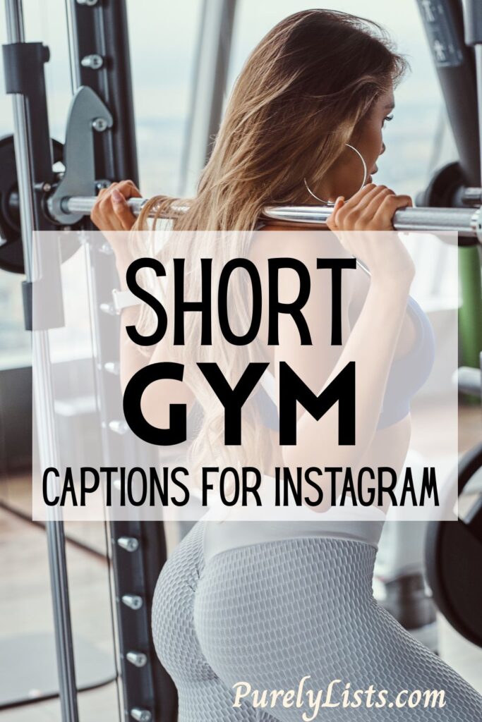 Fit gym captions for Intagram