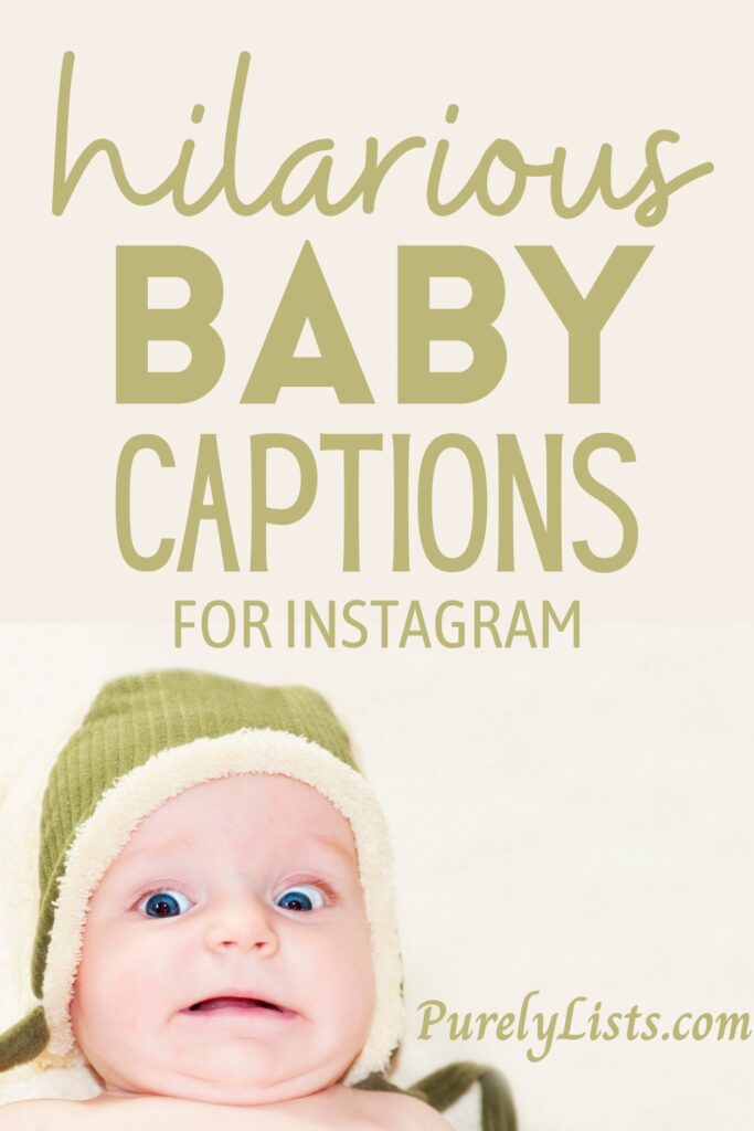 Funny baby captions for Instagram