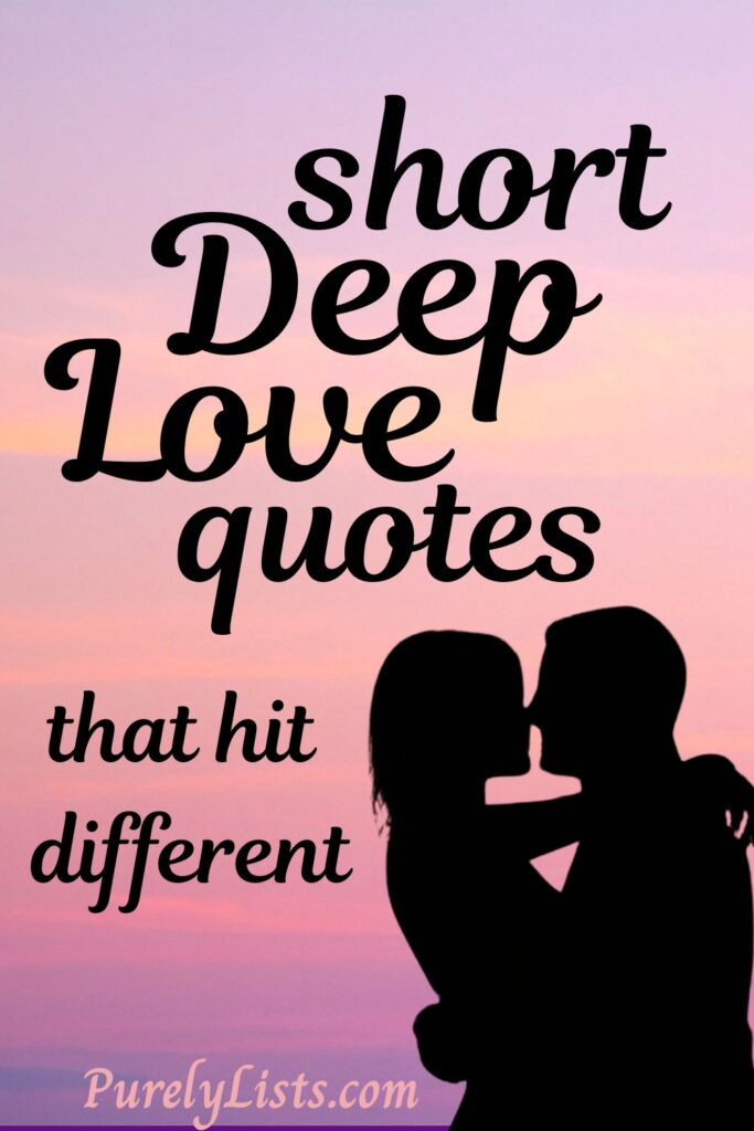 Short love quotes