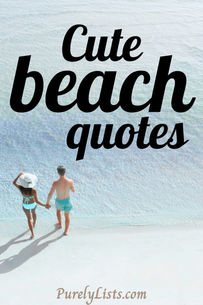 Short Beach Quotes for Instagram