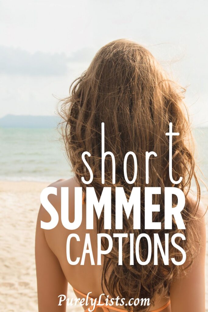 Short summer captions for Instagram