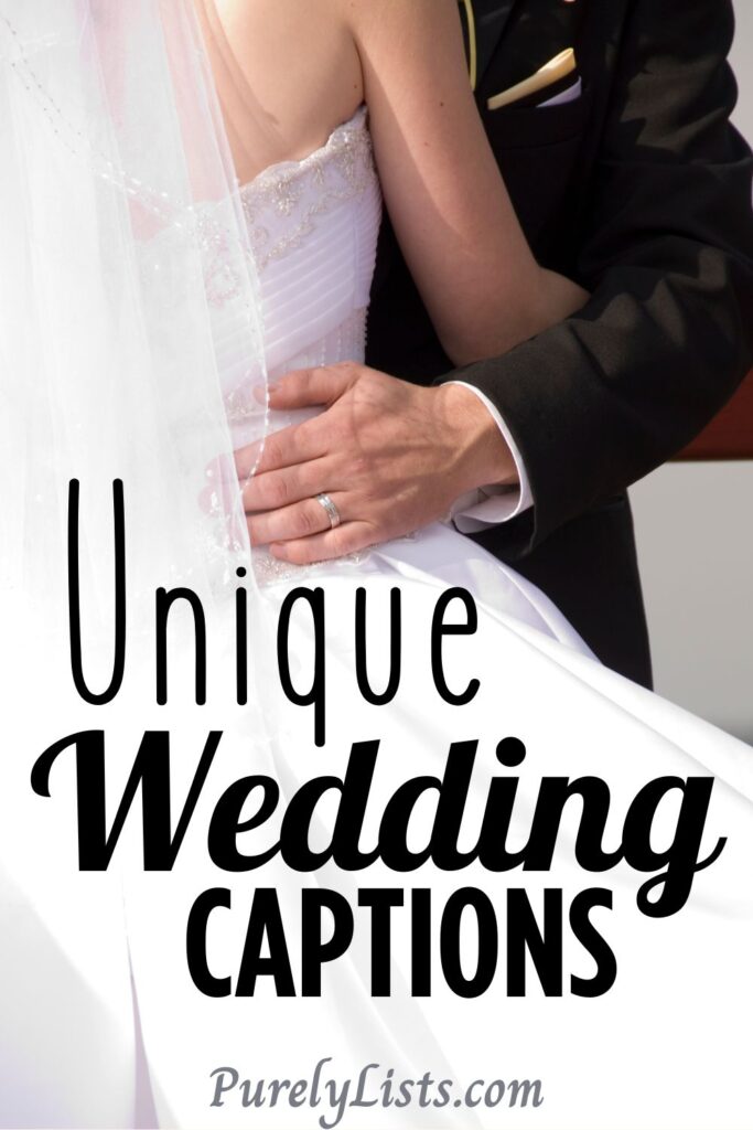 wedding captions for Instagram