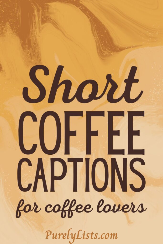 coffee captions for Instagram