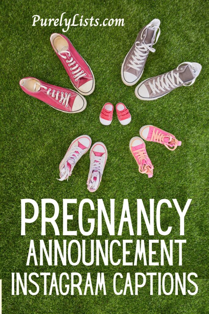 Pregnancy Announcement captions for Instagram