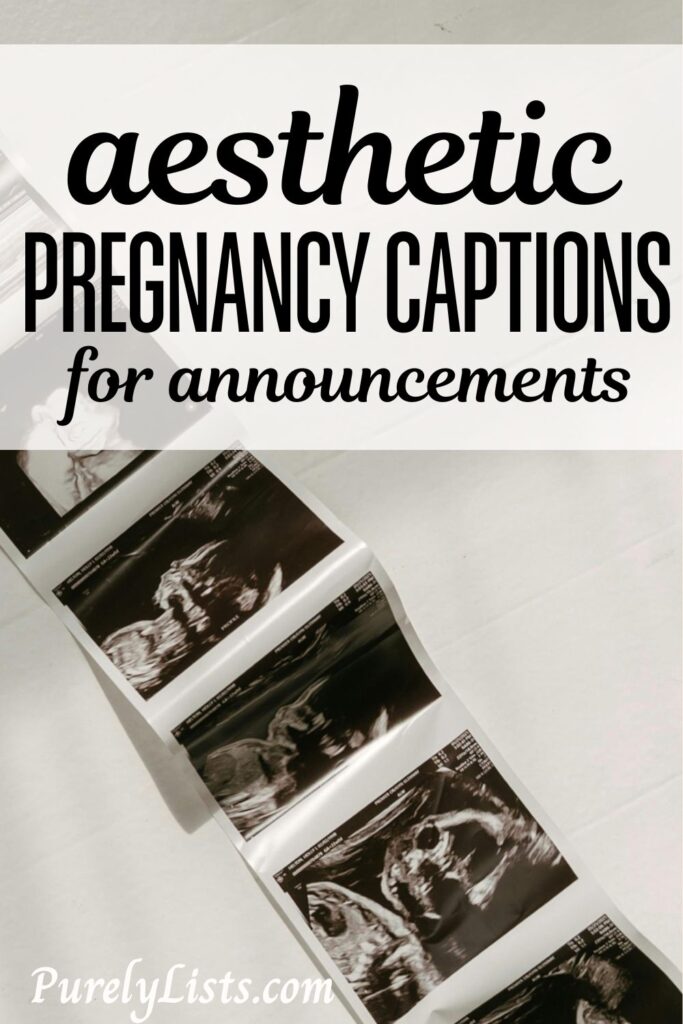 Pregnancy Announcement captions for Instagram