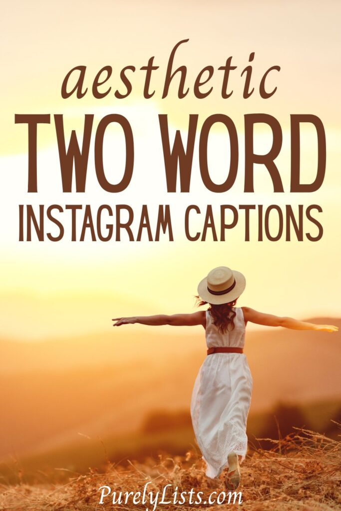 Short Two word captions for Instagram