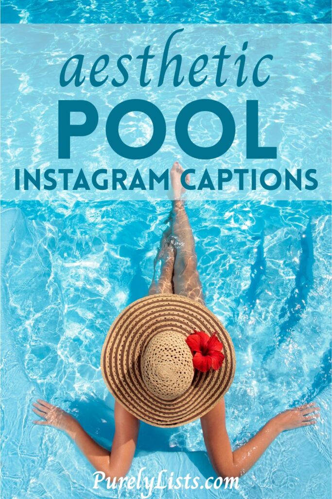 Short pool captions for Instagram