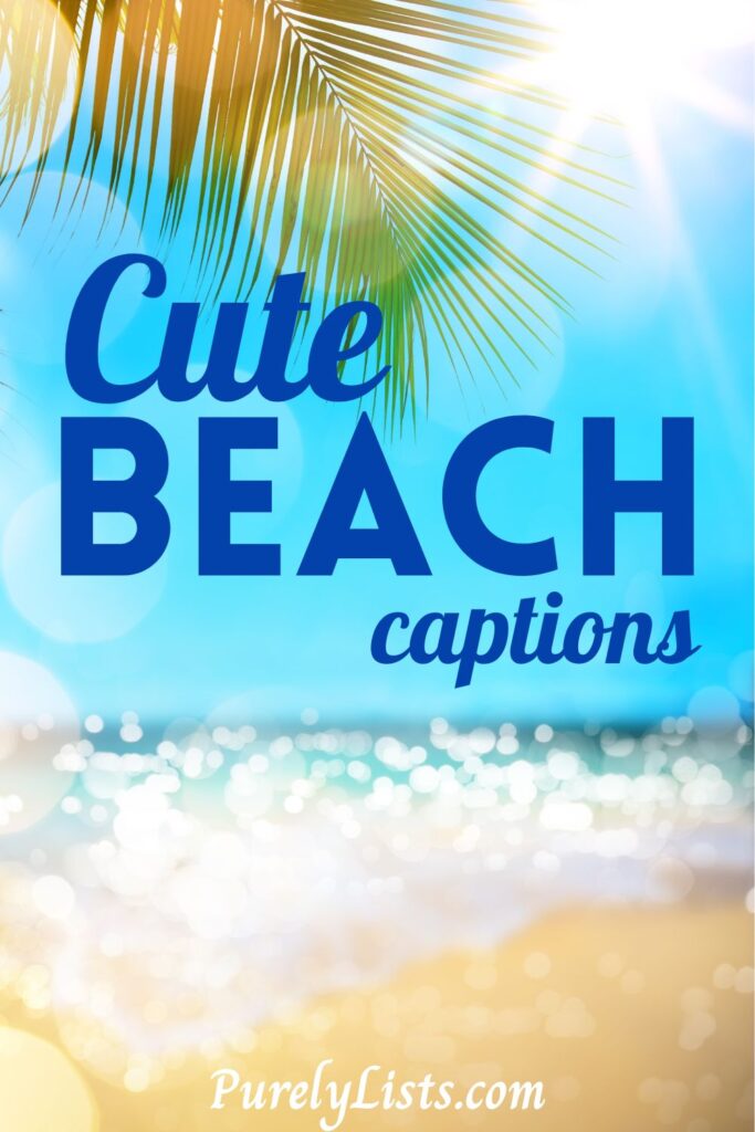 short beach captions for Instagram