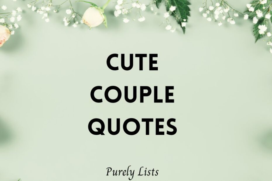 Cute Couple Quotes