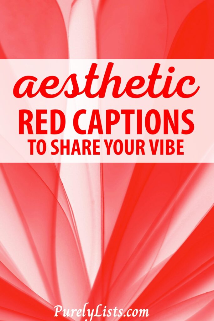 short red captions for Instagram