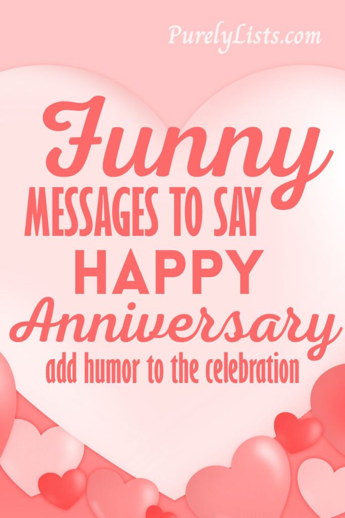 funny happy anniversary messages