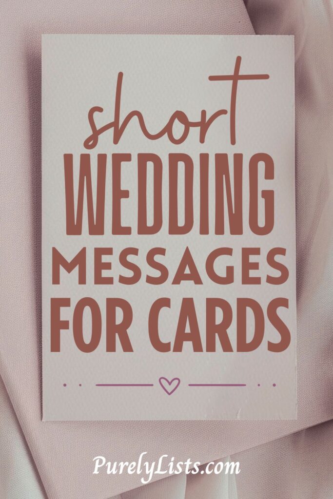 wedding card messages