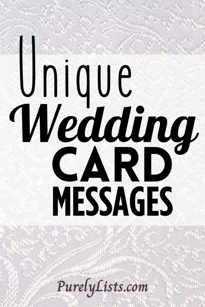 wedding card messages