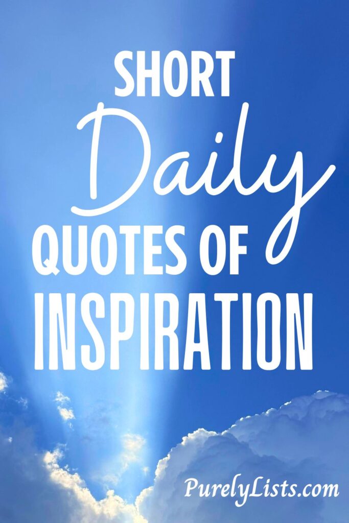 Daily Inspiration Quotes