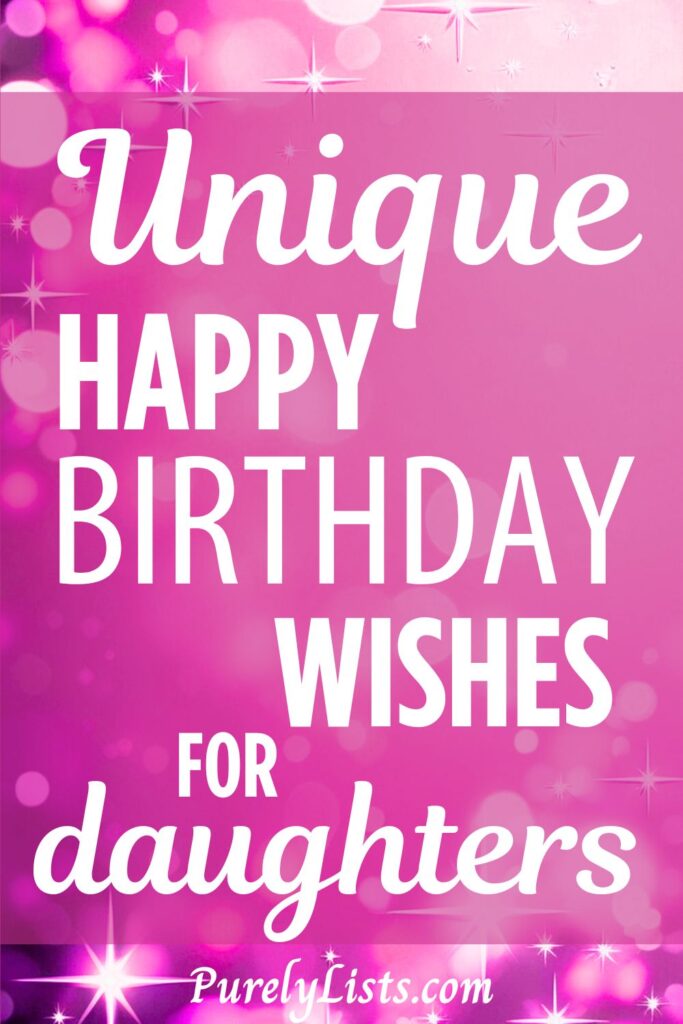 Happy birthday wishes for daughter