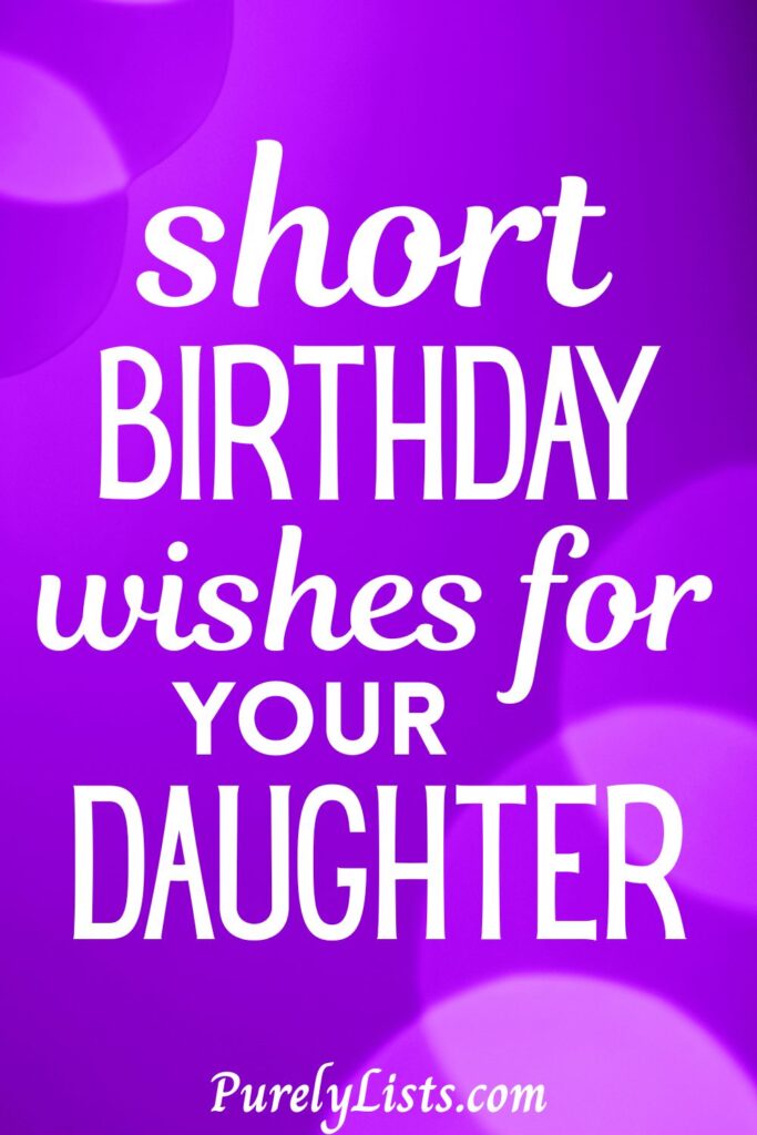 Happy birthday wishes for daughter