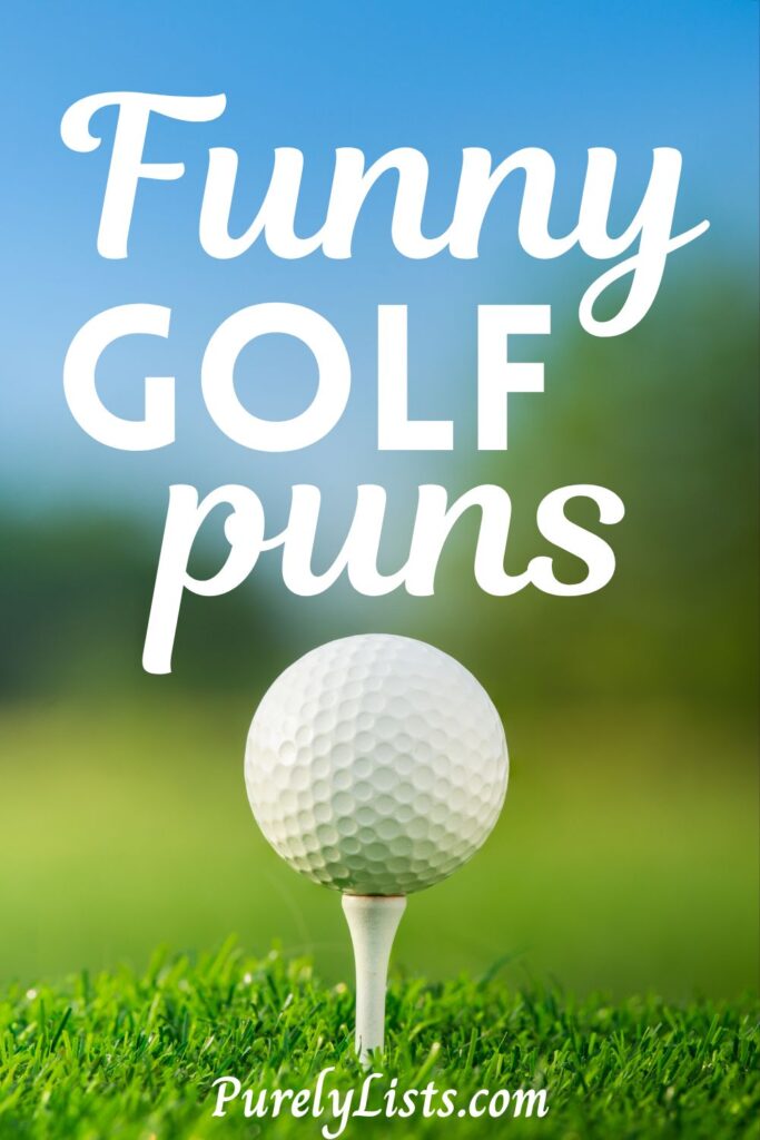 funny golf puns for captions