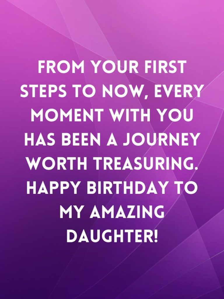 Happy Birthday wishes for daughters