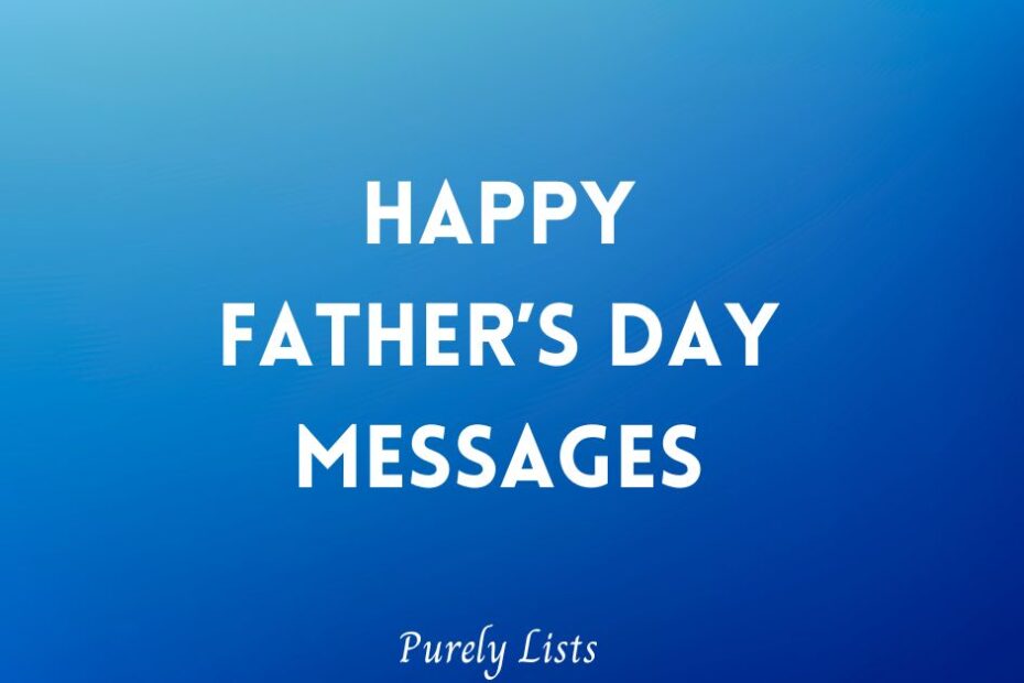 Happy Father's Day Messages