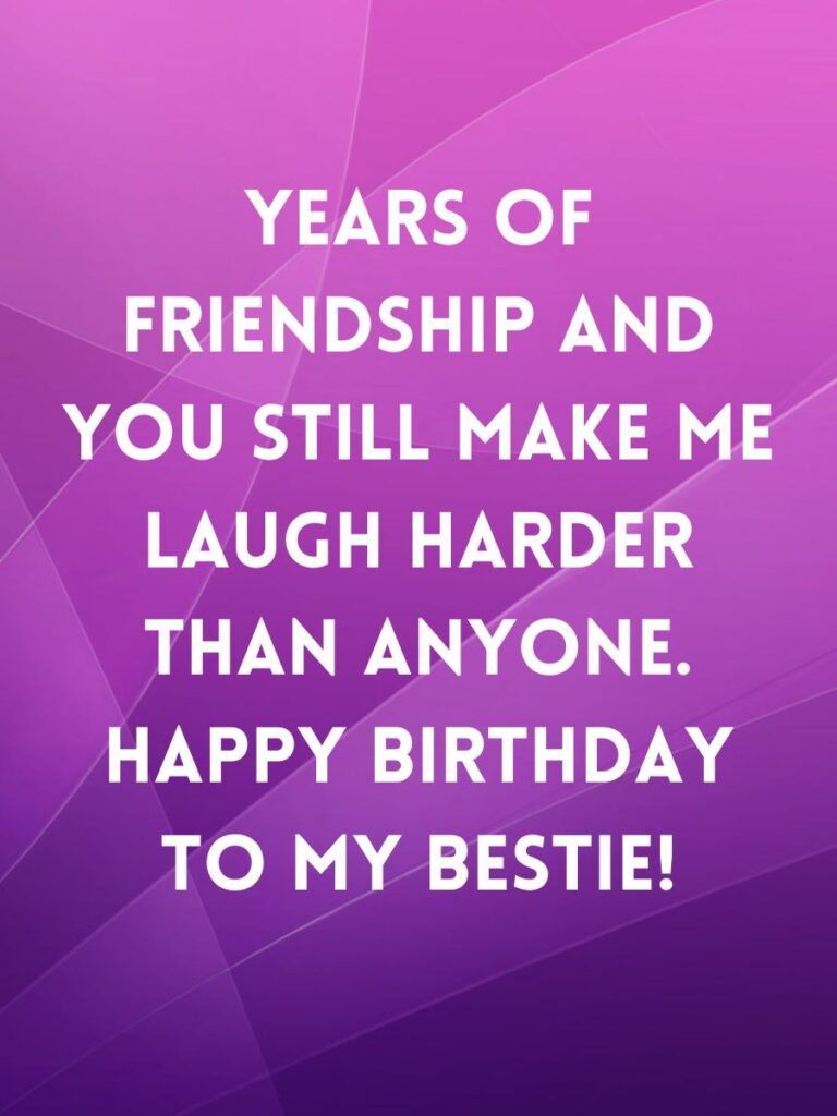 Happy birthday wishes for besties