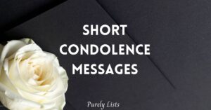 Short condolence Messages