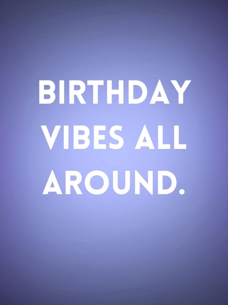 birthday captions
