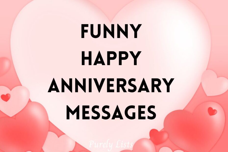funny happy anniversary messages