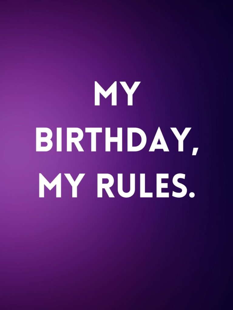 short birthday captions