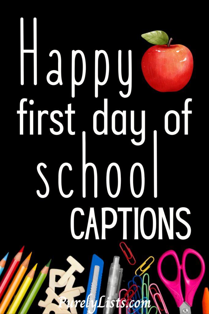 funny and short back to school captions