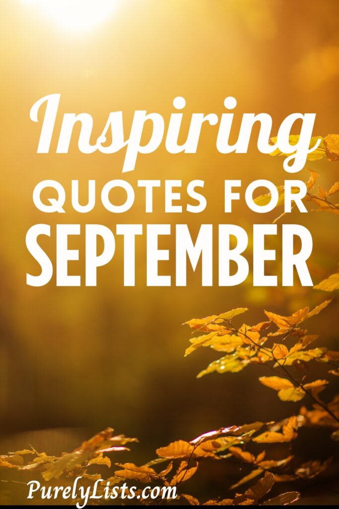 Happy hello September Quotes