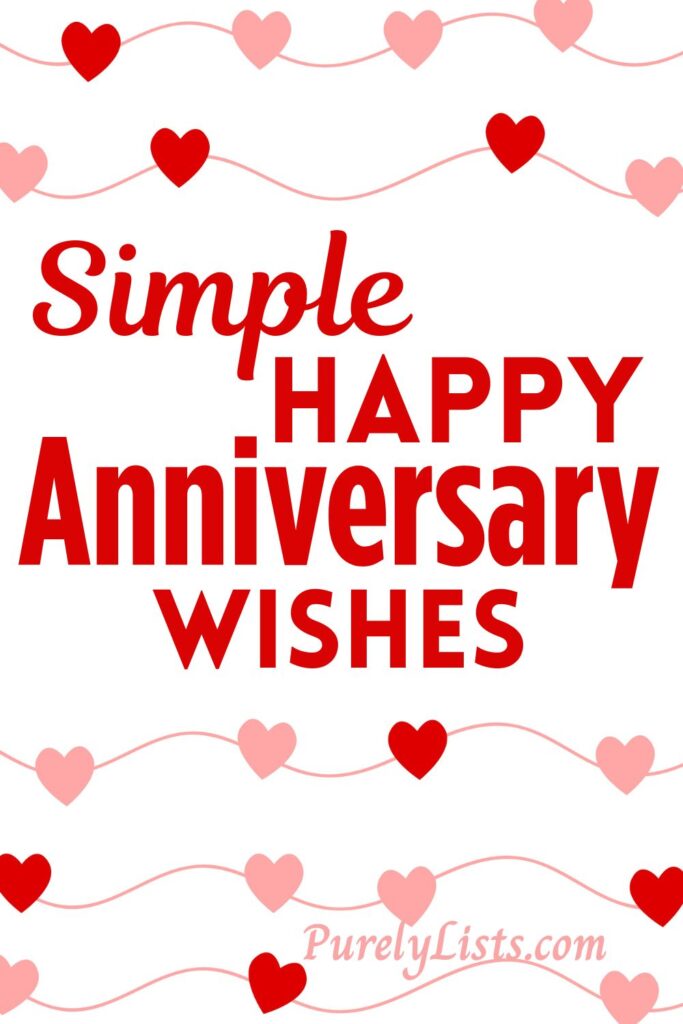 short happy Anniversary wishes