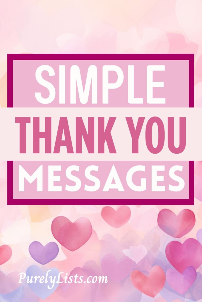 short thank you messages