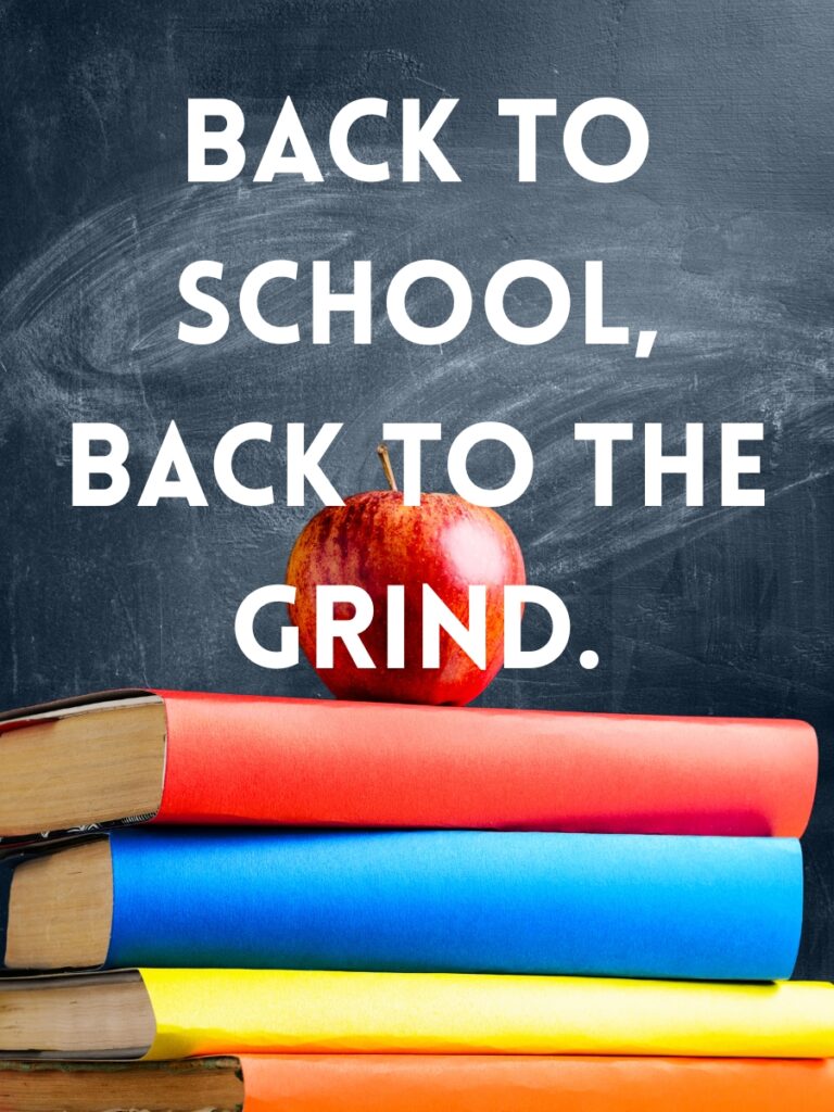 Back to School Captions