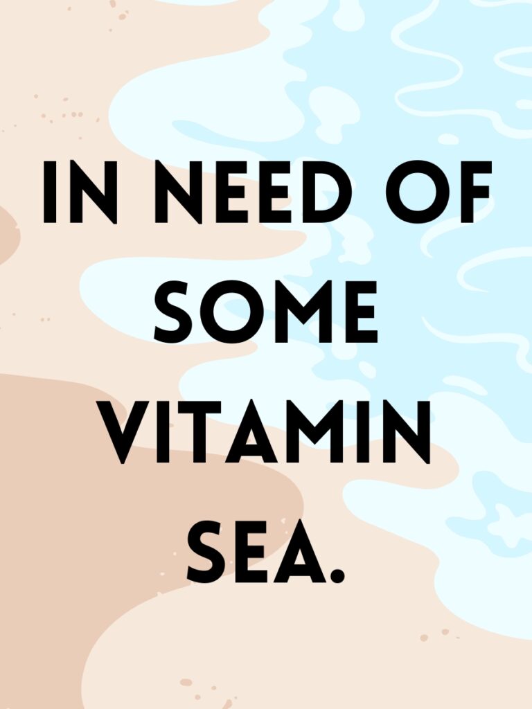 beach captions