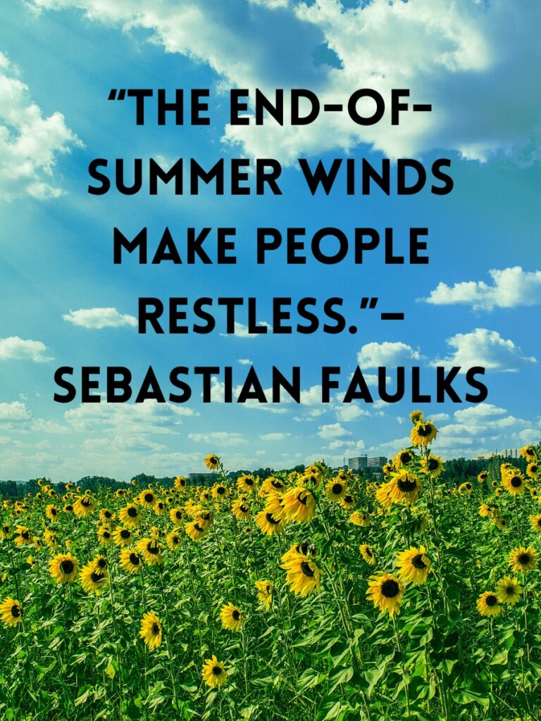 End of Summer Quotes