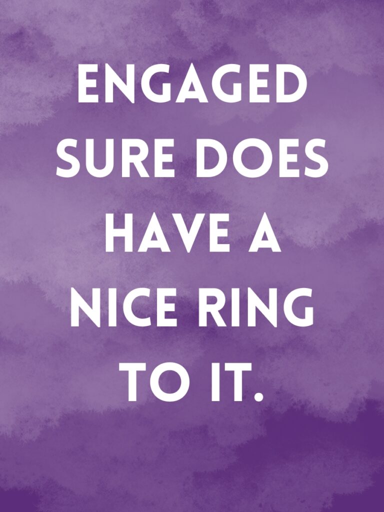 Engagement captions