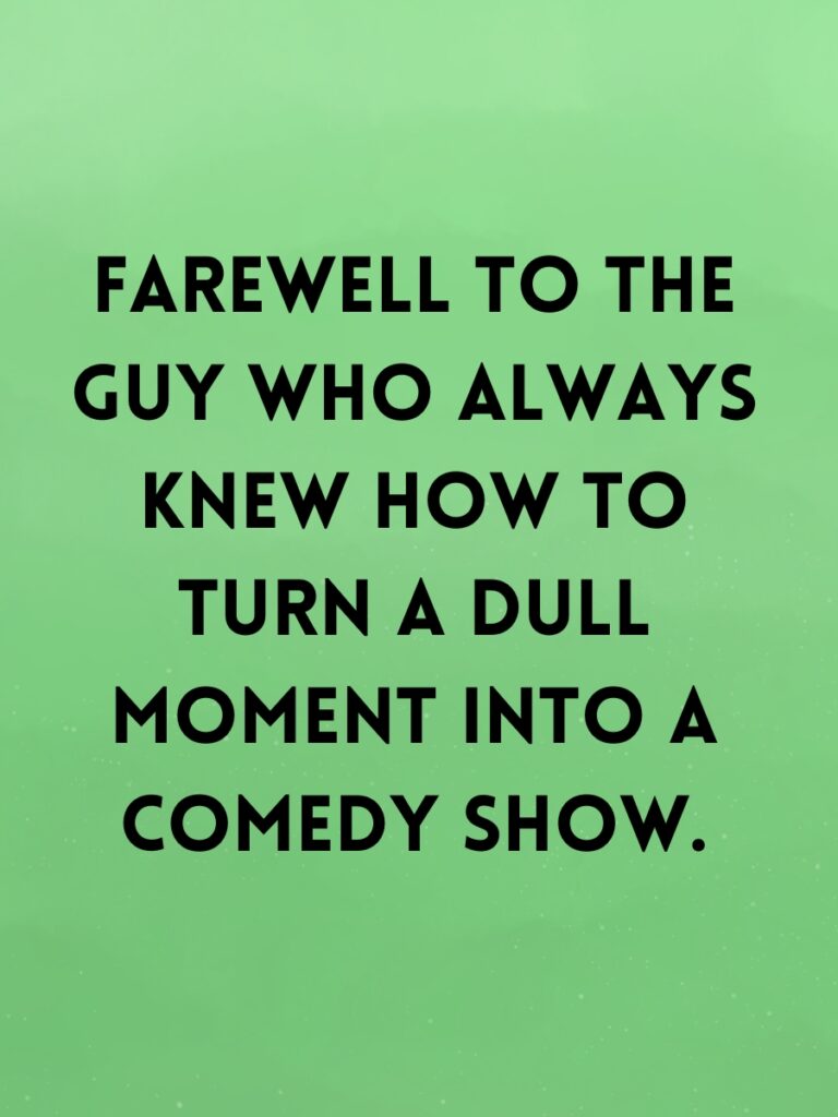 Farewell messages