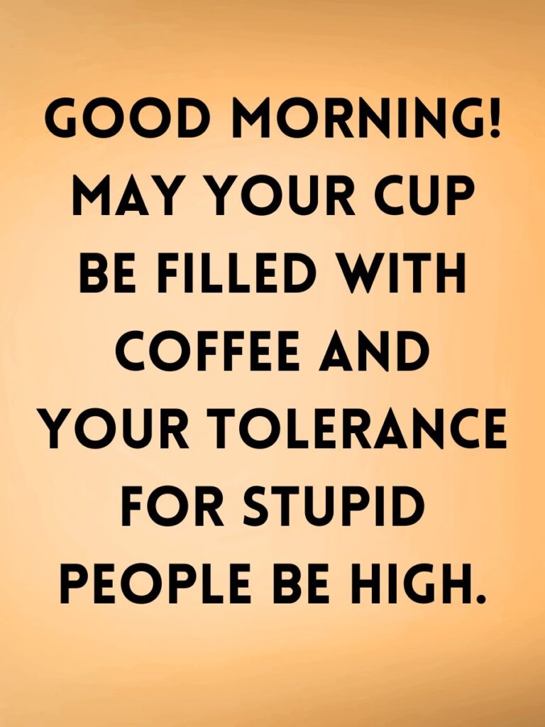 Funny Good Morning Sayings