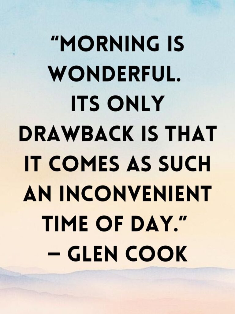 Funny morning quotes
