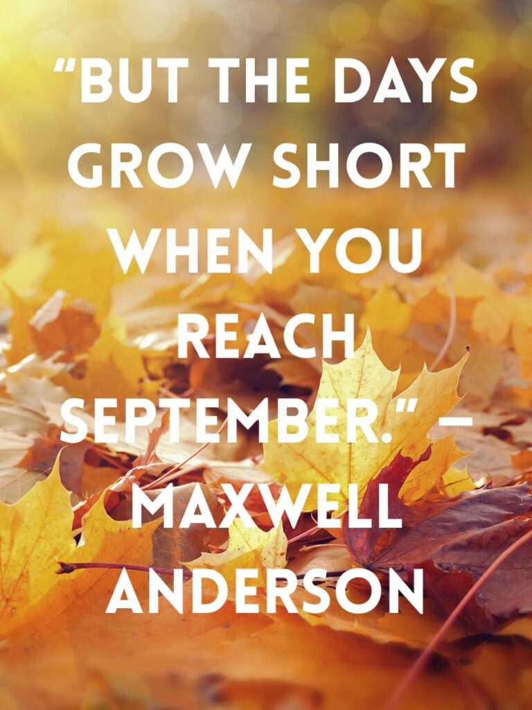 September quotes