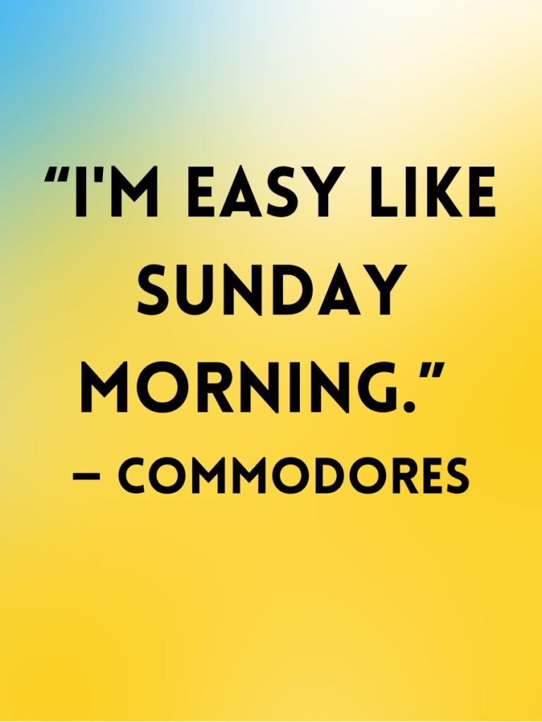 Sunday Morning Quotes