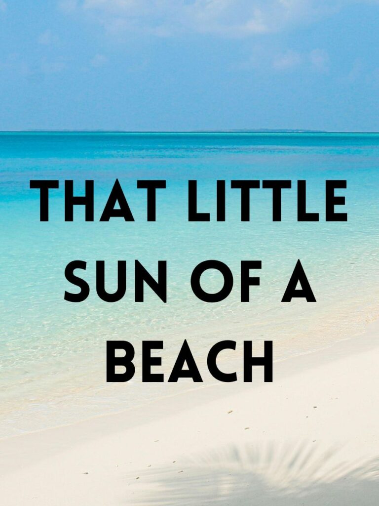 funny beach puns