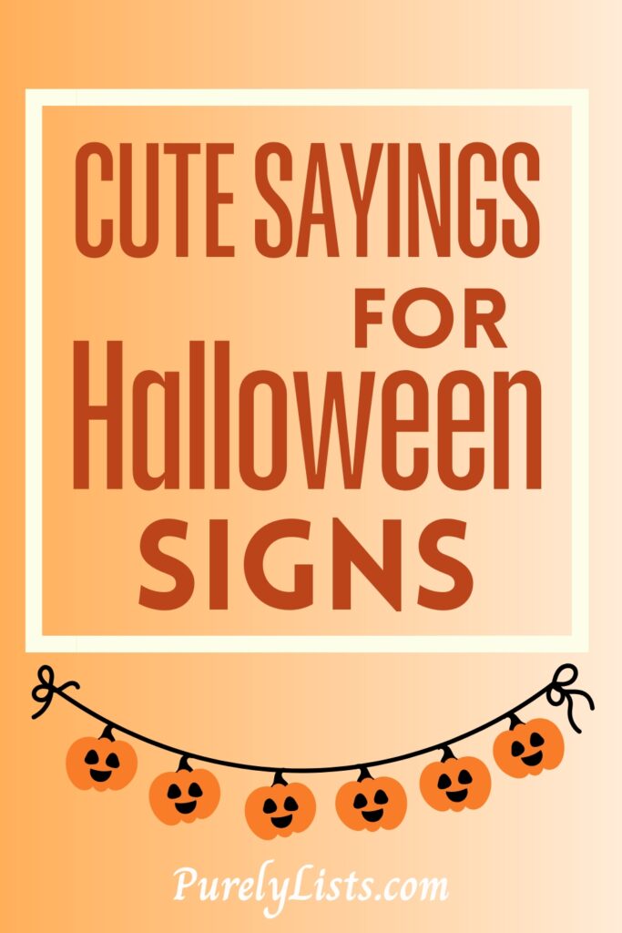 Happy Halloween Sayings